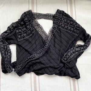 free people lace top